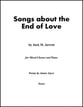 Songs about the End of Love SATB choral sheet music cover